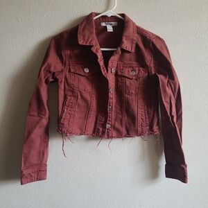 Refuge Cropped Jean Jacket